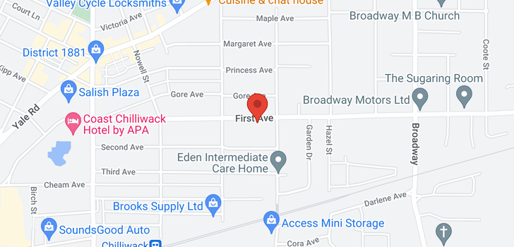 map of 204 46262 FIRST AVENUE